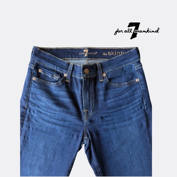 7 For All Mankind “The Skinny” Jeans – Women’s Size 27 – Like New - Picture 2 of 5